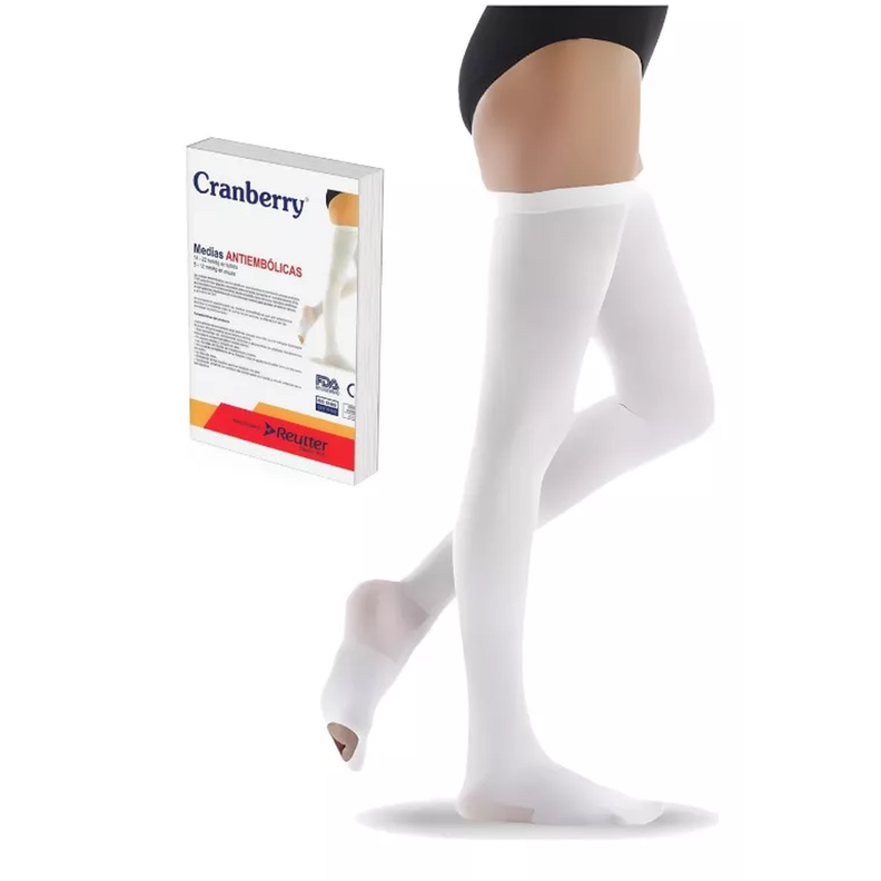 Medias Antiembolicas Compresion Cranberry-8