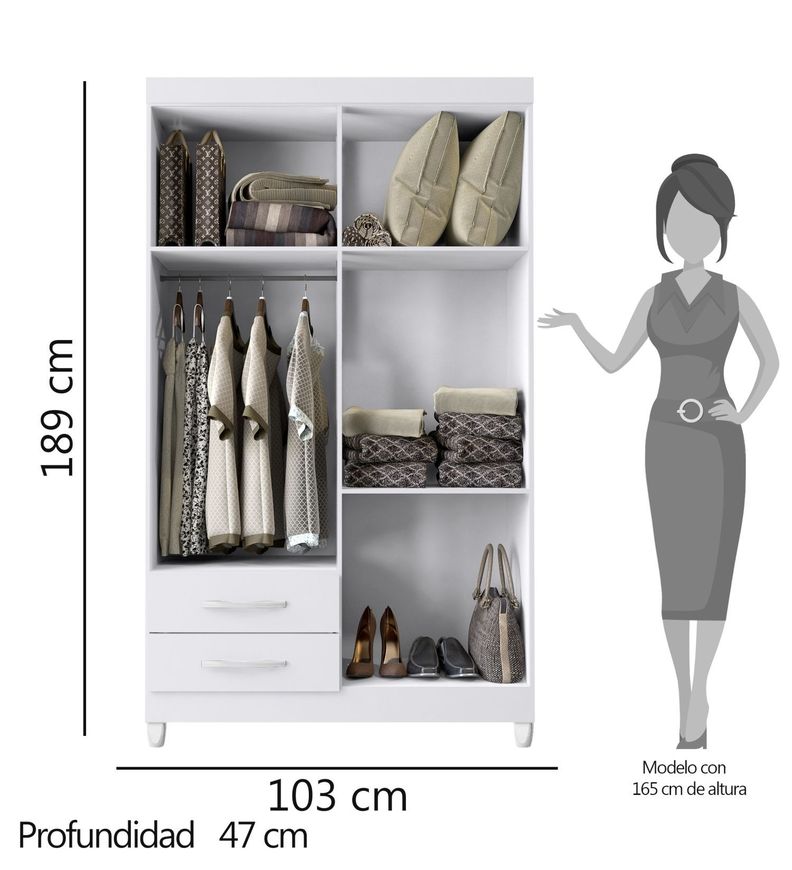 Closet Ambar 4 puertas cuadraflex-3