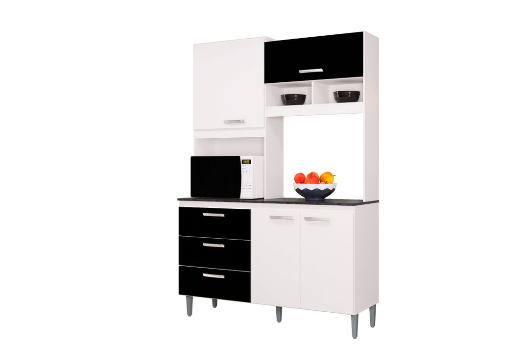 Cocina Pilar blanco/negro-0