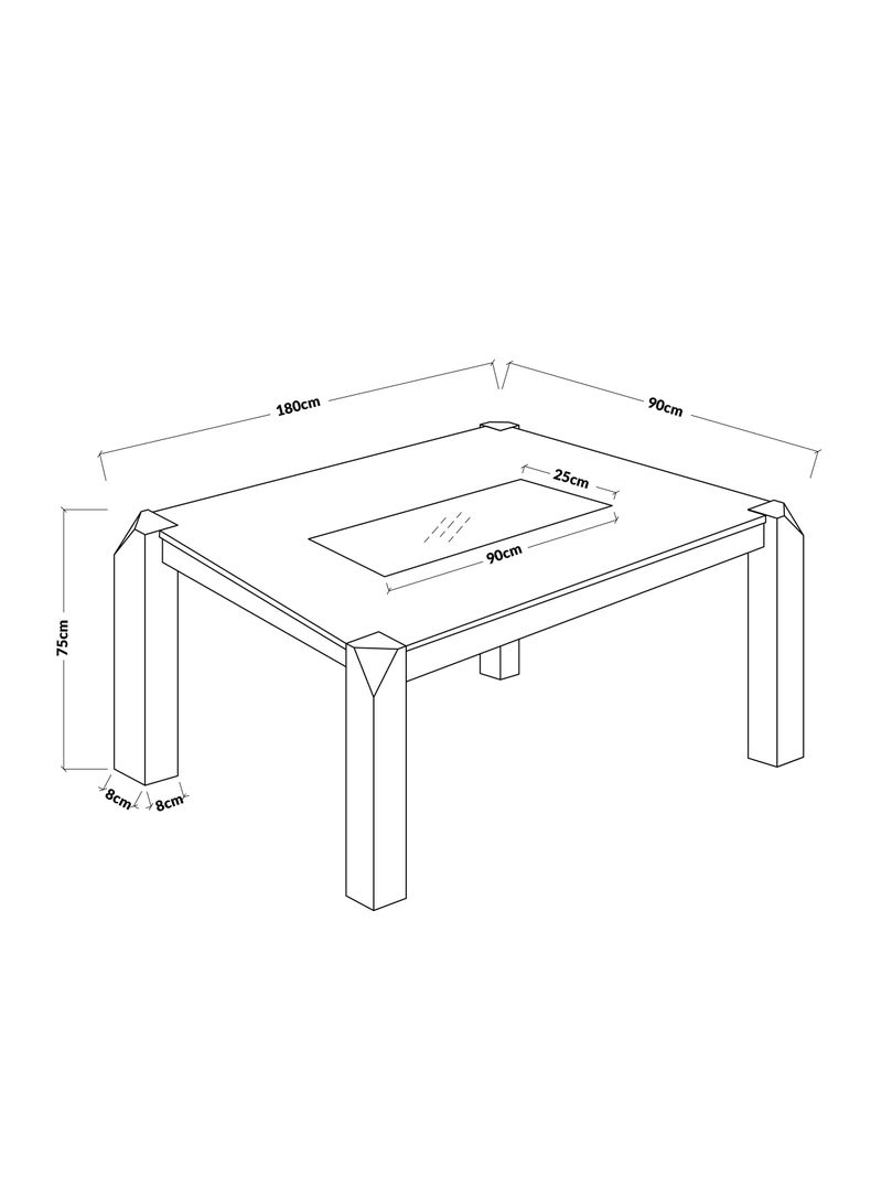 Juego de Comedor Bali 8 Sillas -2