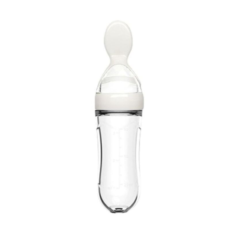 Mamadera con cuchara dosificadora para bebé-0