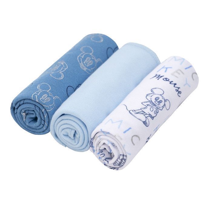 Set de 3 Pañales Tutos para bebé azules-1