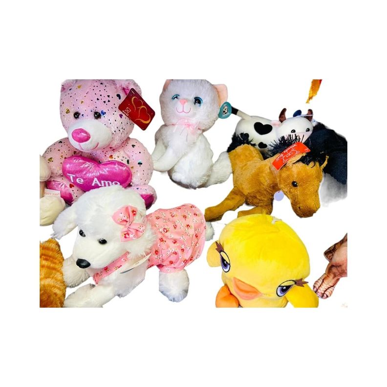 Peluche de Caballo Felpa blanco-4