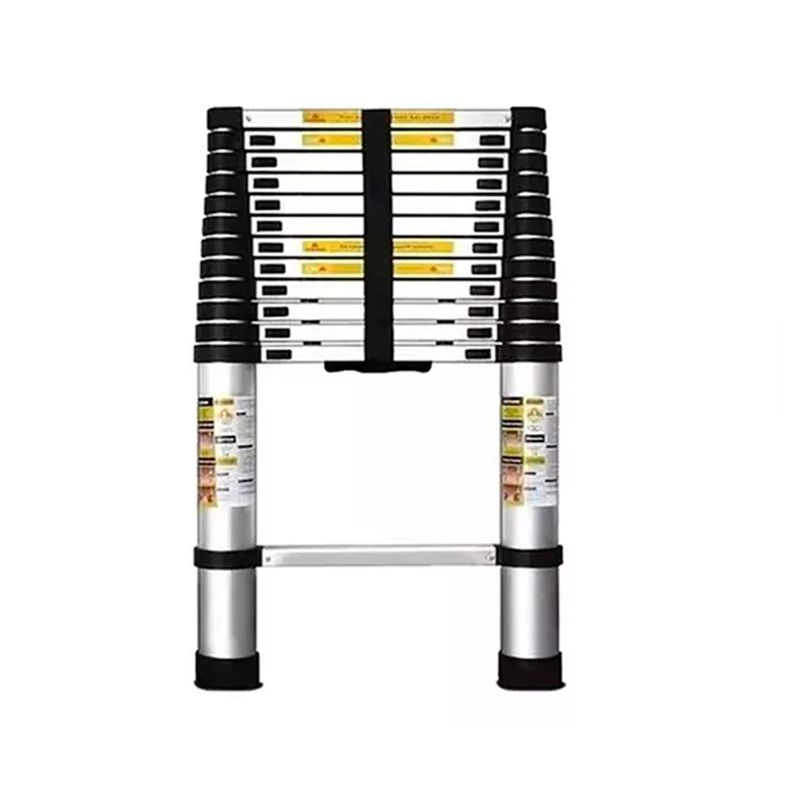 Escalera Telescopica Aluminio Retráctil 3.8 M Soporta 150kg-0