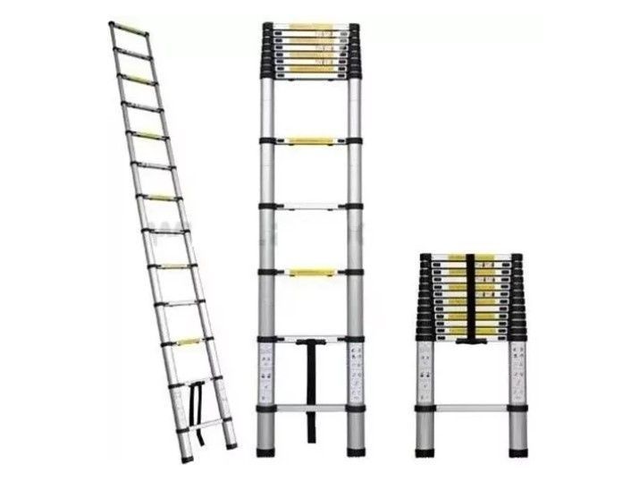 Escalera Telescopica Aluminio Retráctil 3.8 M Soporta 150kg-6
