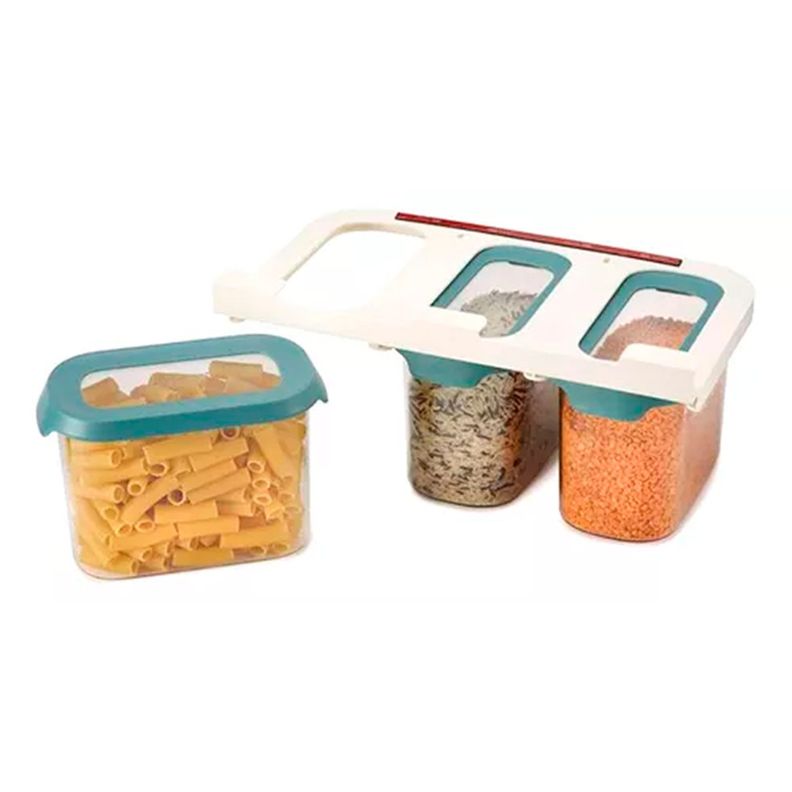 Pack3 Contenedores Organizador Para Despensa - Refrigerador-0