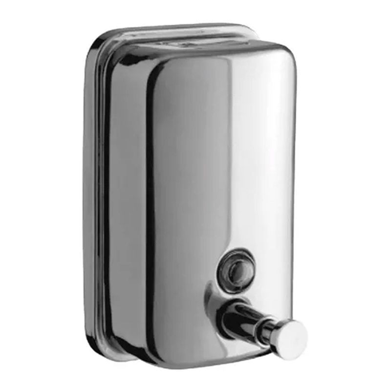 Dispensador Jabón Liquido Acero Inoxidable 500ml /plateado-0