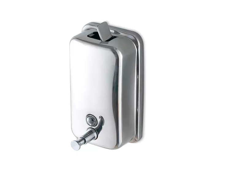 Dispensador Jabón Liquido Acero Inoxidable 500ml /plateado-1