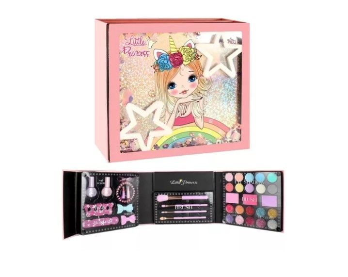 Kit De Juguetes Maquillaje Para Niñas Cosmetico Manicura-4