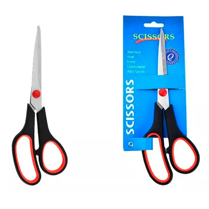 Pack 3 Tijeras Mango Ergonomico Antideslizante-0