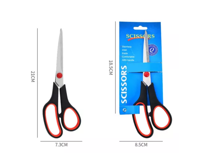 Pack 3 Tijeras Mango Ergonomico Antideslizante-2
