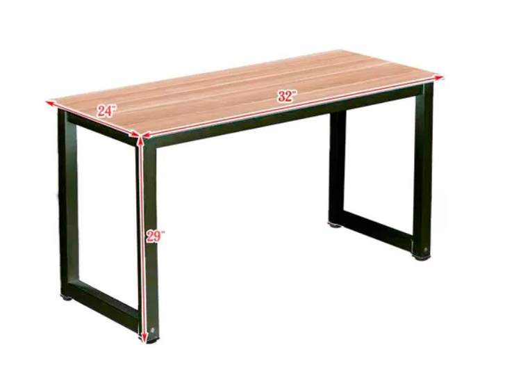 Mesa Escritorio Rectangular Estudio 80x60cm-1