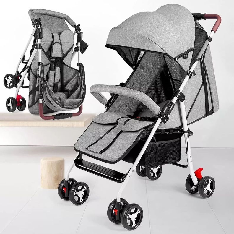Coche Paraguas De Paseo Para Bebé Plegable Y Resistente-1