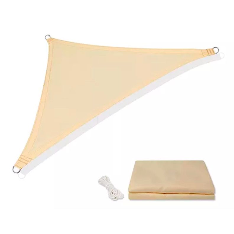 Toldo Vela De Tela Impermeable Triangular 4x4x4 Filtro Uv-0