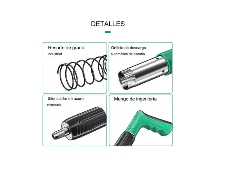 Kit De Pistola De Fijación De Pared Portátil + 100clavos-3