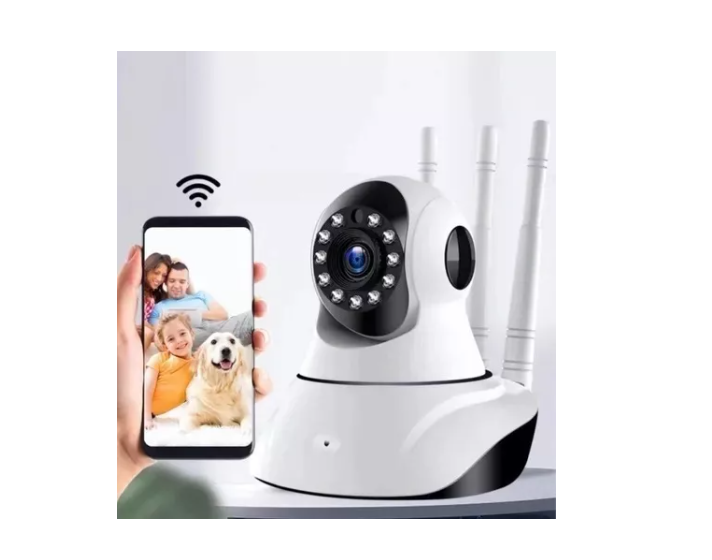 Camara Robotizada 3 Antenas Ip De Seguridad Cctv Hd-3