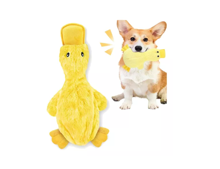 Pato Juguete Peluche Para Perros Mascotas Con Sonido-2