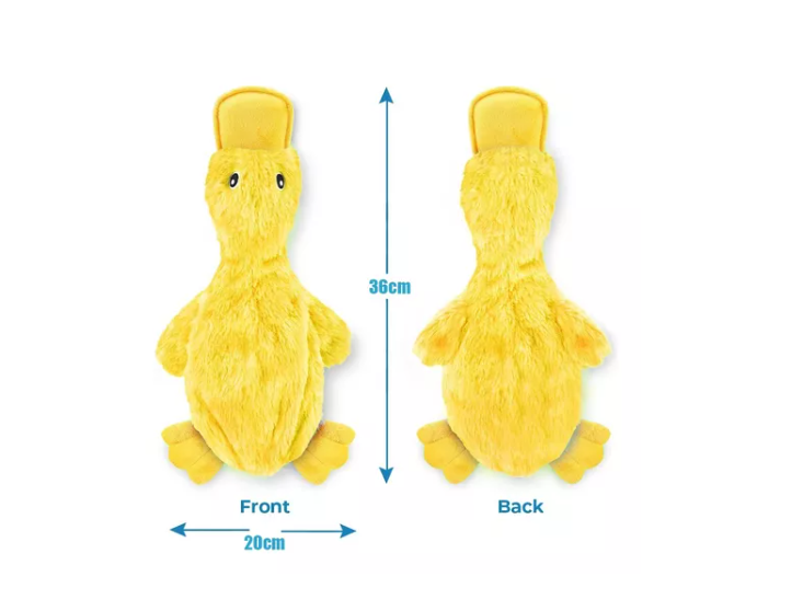 Pato Juguete Peluche Para Perros Mascotas Con Sonido-3