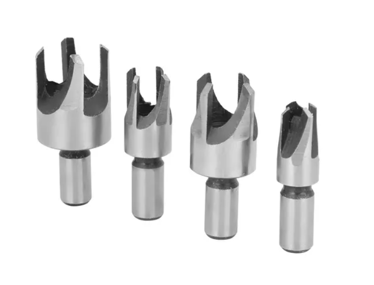 Set 4 Brocas Cortadoras De Tapón O Tarugo -1