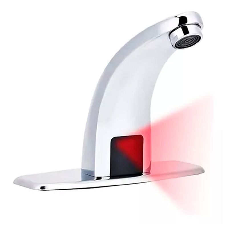 Llave Lavamanos Moderno Sensor Infrarrojo-0