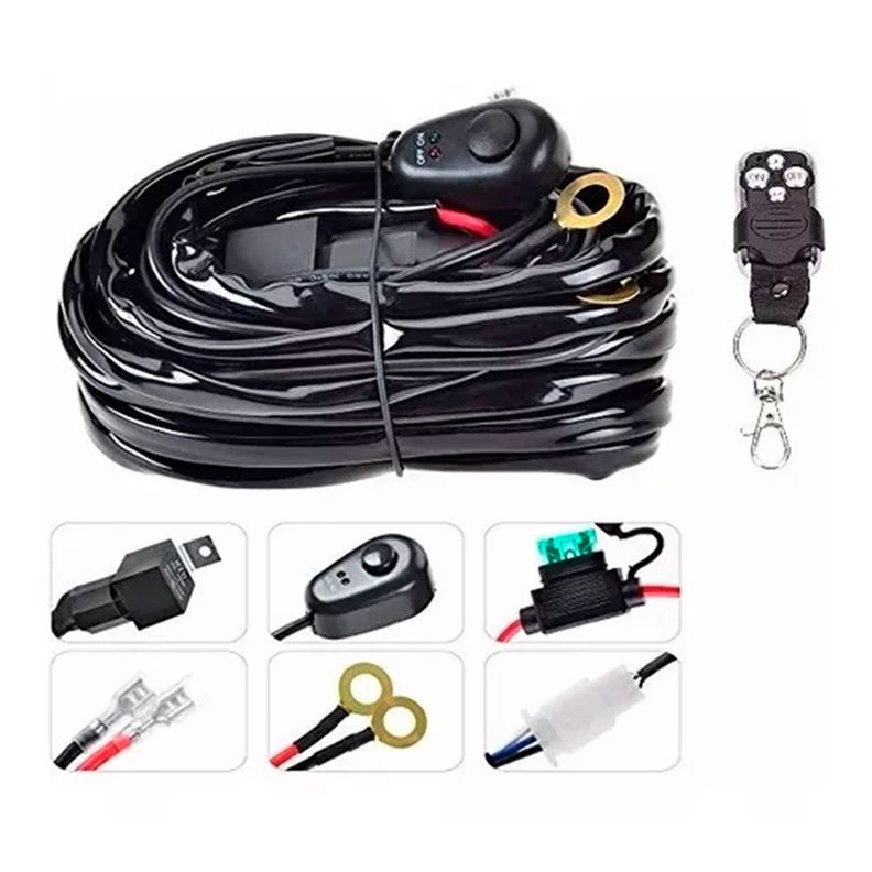 Cableado De Control Remoto Para Luz Led Relé-0