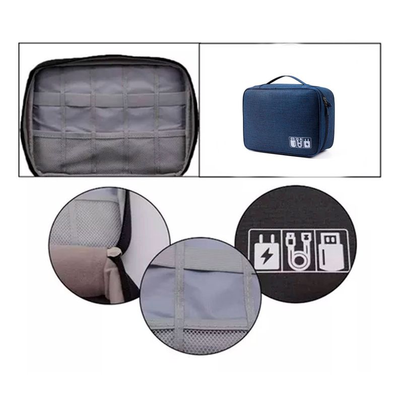 Bolso Organizador De Cables Y Accesorios Usb Viaje-1