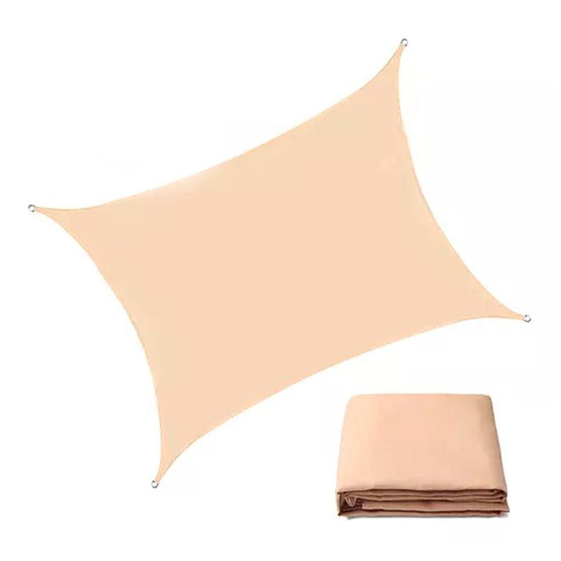 Toldo Vela Sombra Cuadrada 3.6 X 3.6 Mts Arena/sable-0