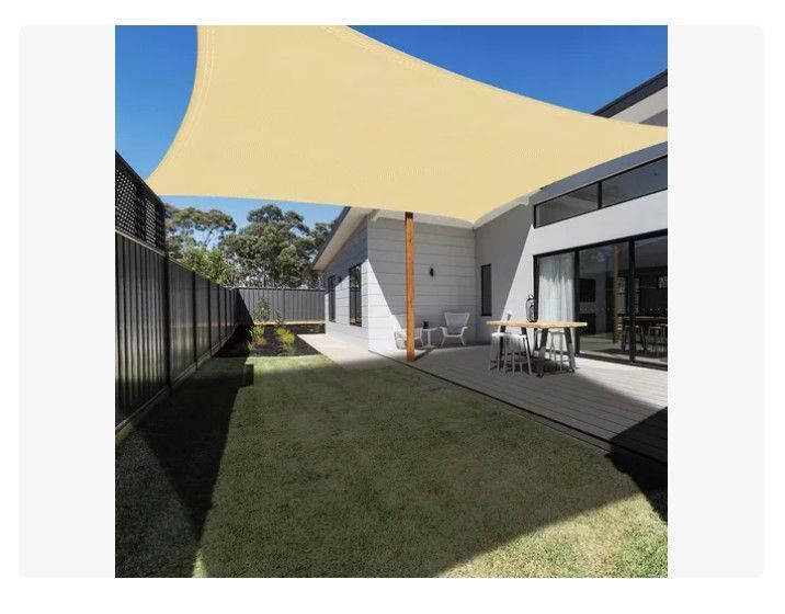 Toldo Vela Sombra Cuadrada 3.6 X 3.6 Mts Arena/sable-3