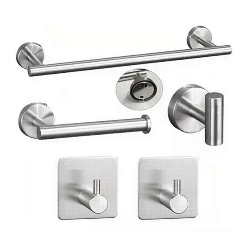 Set De 5 Accesorios De Baño Acero Inoxidable 
