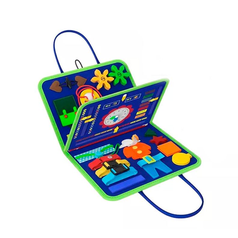 Libro Sensoriales Interactivo Montessori Juego Educativo-0