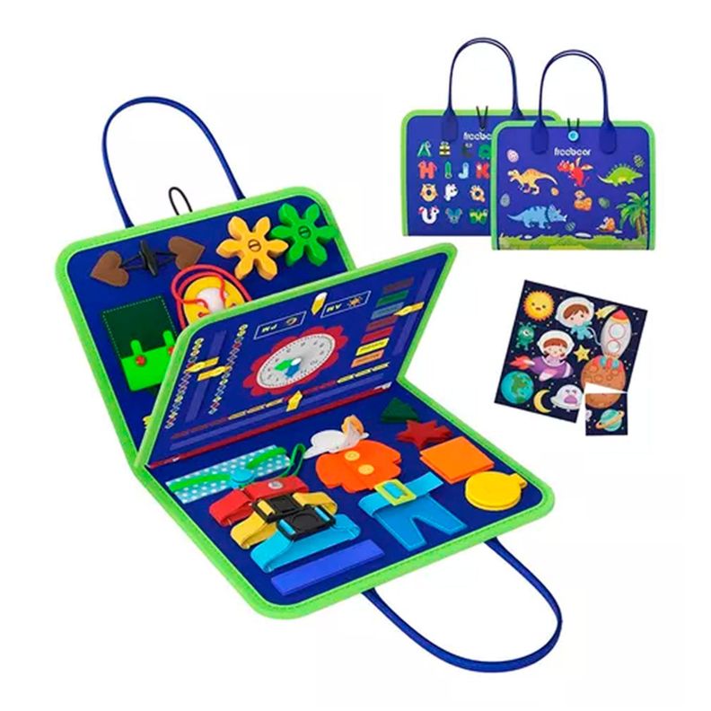 Libro Sensoriales Interactivo Montessori Juego Educativo-1