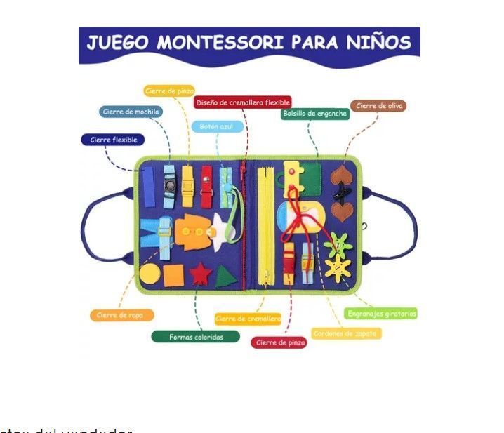 Libro Sensoriales Interactivo Montessori Juego Educativo-2