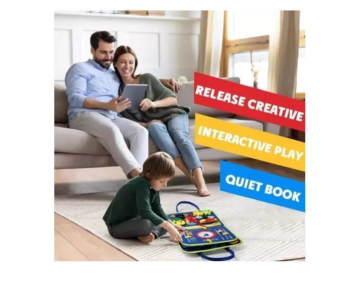Libro Sensoriales Interactivo Montessori Juego Educativo-4