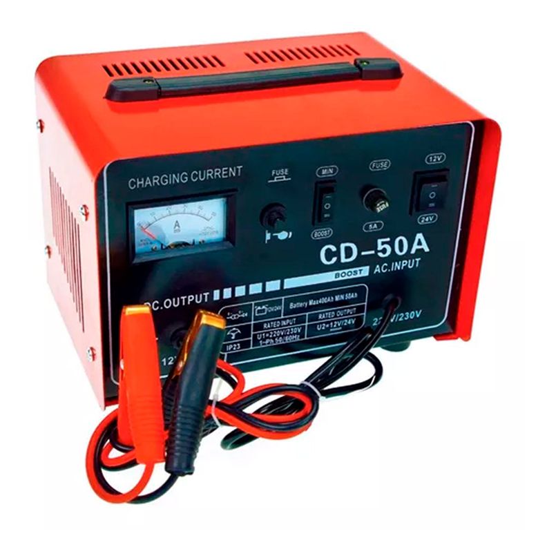 Cargador De Batería Para Auto Y Camión 50 A-0