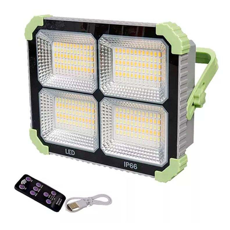 Reflector Led Portátil Recargable Panel Y Usb 4tipos De Luz-0