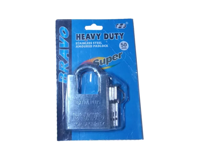 Candado De Seguridad Gancho Protegido De Acero 50mm-2