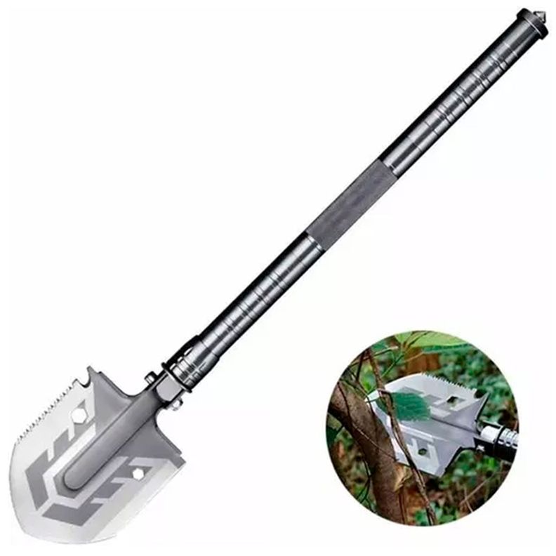 Pala Plegable Multifuncional Camping Táctica Supervivencia-0