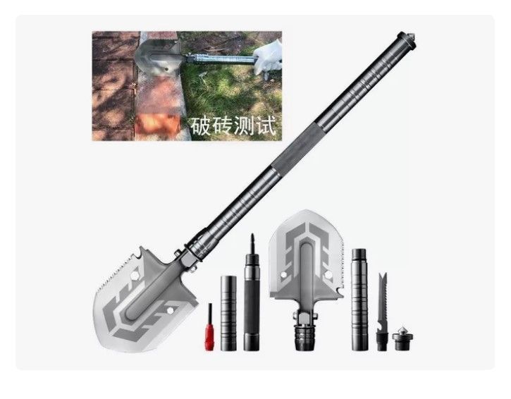 Pala Plegable Multifuncional Camping Táctica Supervivencia-1