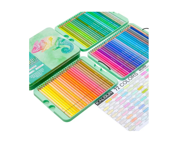 Set 72 Lápices Colores Macaron, Dibujo Arte Caja Metálica-4