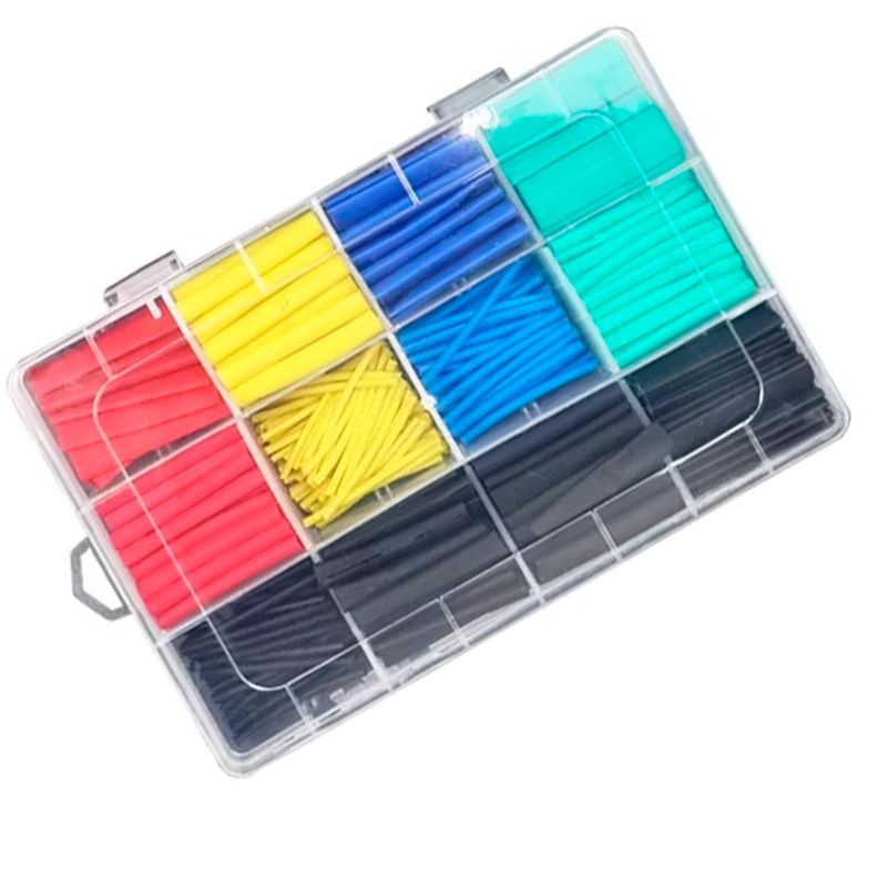 Kit Tubos Termoretractil Colores Mixtos 530 Piezas-0