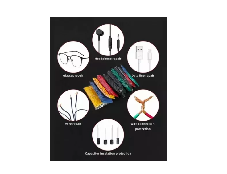 Kit Tubos Termoretractil Colores Mixtos 530 Piezas-7