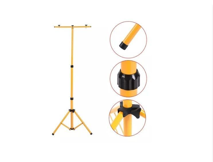 Soporte Base Atril Tripode Para Foco Led 220v O Emergencia-1