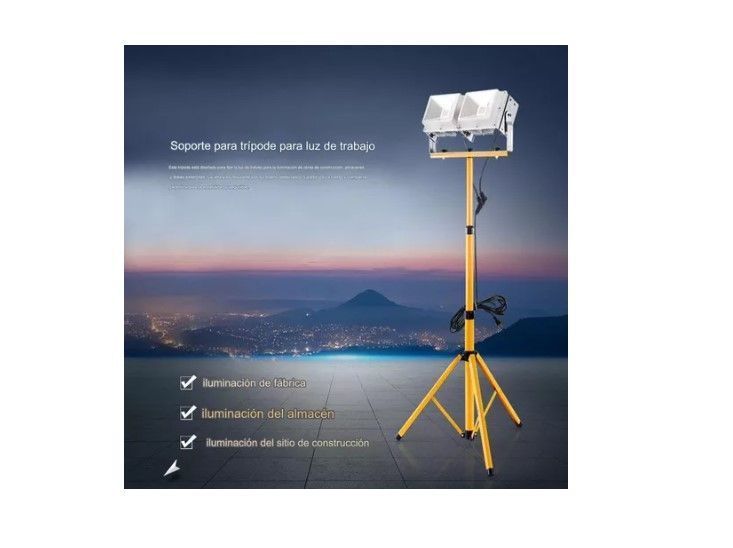 Soporte Base Atril Tripode Para Foco Led 220v O Emergencia-7