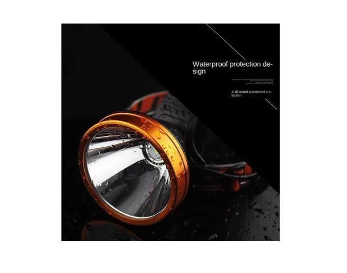 Foco Caza Led Lampara Minera Recargable Portatil-1