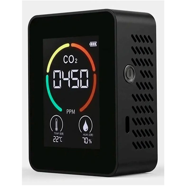 Monitor De Calidad Del Aire Co2 Detector De Di xido De Carbo