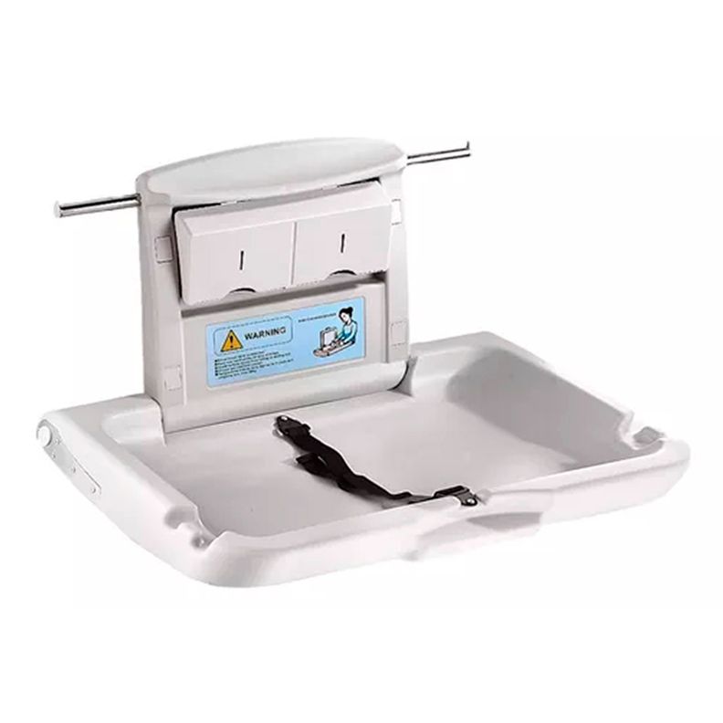 Mudador Cambiador Plegable Para Bebe Horizontal Baño Público-0
