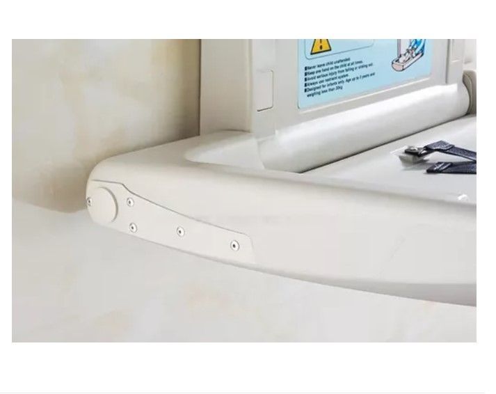 Mudador Cambiador Plegable Para Bebe Horizontal Baño Público-4