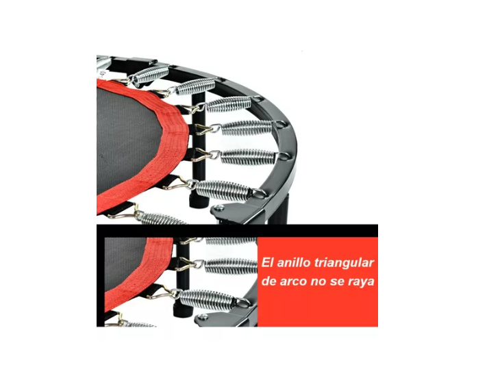 Trampolín Home Fitness Plegable 100cm Cama Elástica Portátil-5