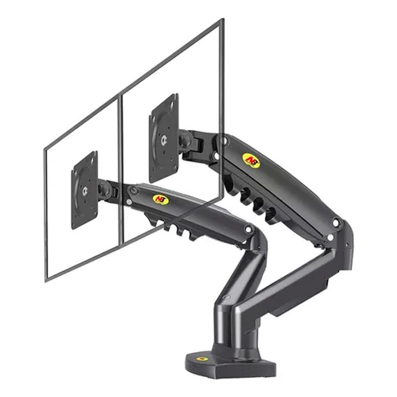 Soporte Ergonómico De Mesa Para Tv/monitor 2 Brazos 17-27-0