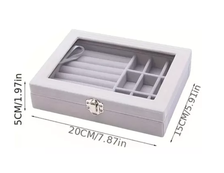 Joyero Organizador De Plush Portatil Multiusos -2